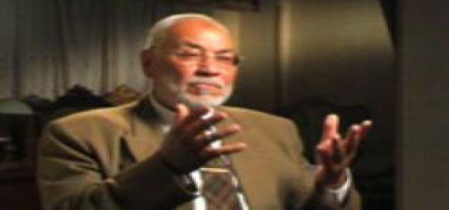 Akef Calls for Reconciliation among Lebanese Currents