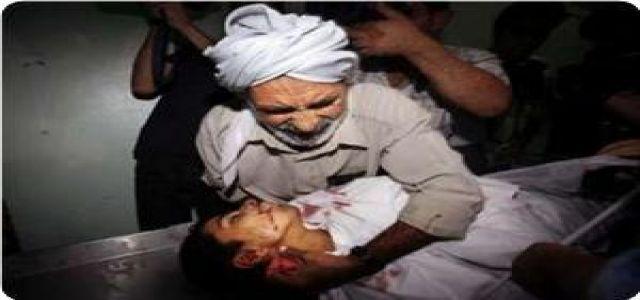 Palestinian young man joins his brothers killed in Israeli air raid