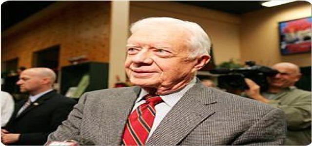 Carter calls for reconstruction of Gaza