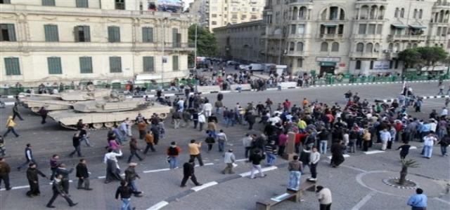 Tahrir Protests Attacked by Thugs