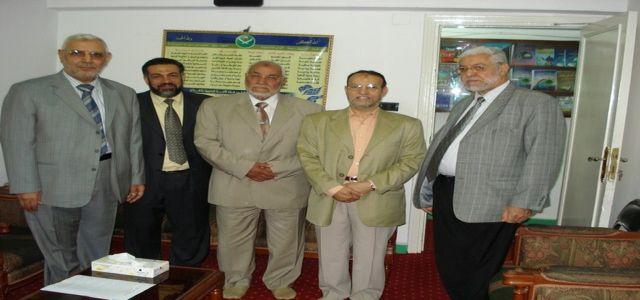 Abul Magd congratulates Abul Fotouh on his recent release.
