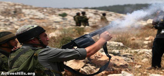 IOF troops violently disperse peaceful march