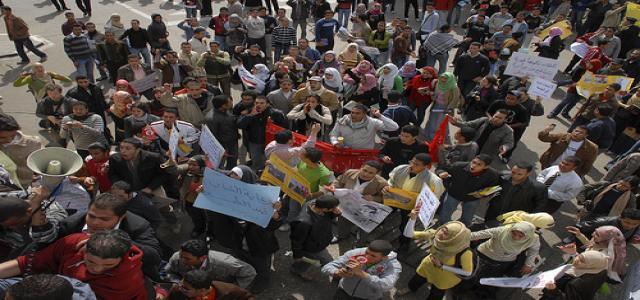 World Freedom Day Turns into a Demonstration with Demands to expel Egyptian University Guards