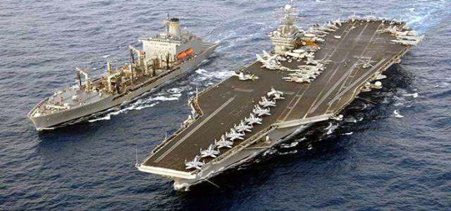USS Truman carrier in Mediterranean