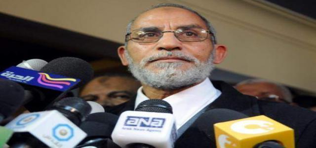 Badie Calls On Egyptians to Practice Constitutional Right and Choose Their Representatives